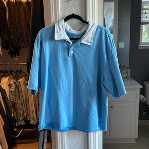 Urban Outfitters Blue Polo